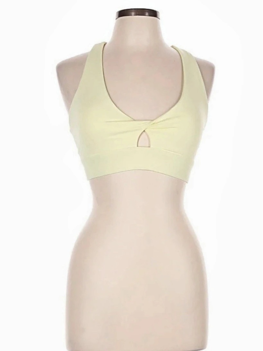 Fabletics butter yellow twist top